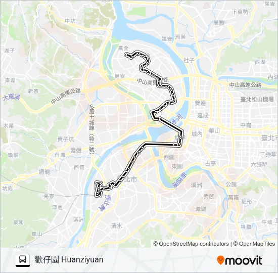 巴士264的線路圖