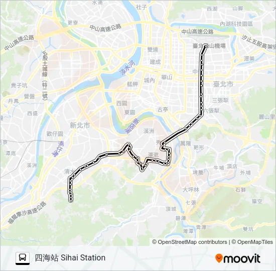 275 Bus Line Map