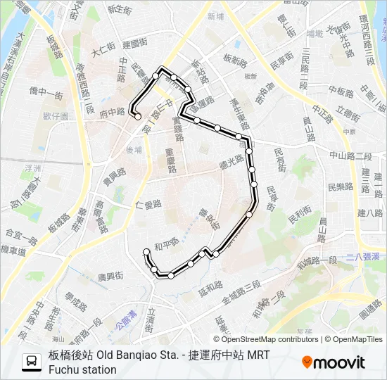 577 Bus Line Map