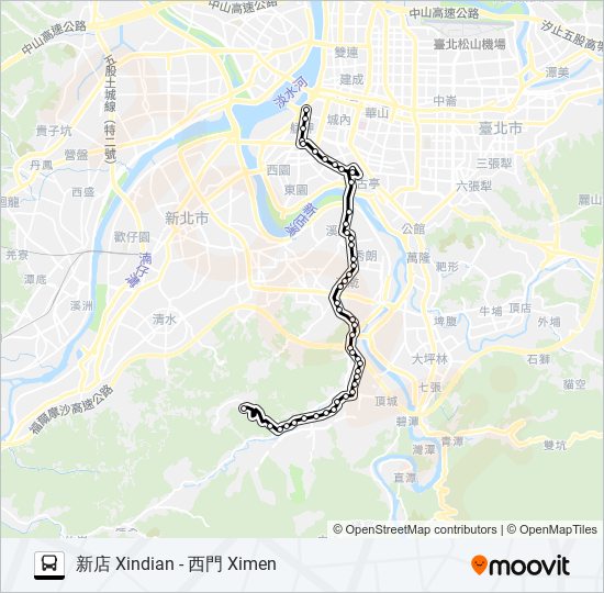 624 bus Line Map