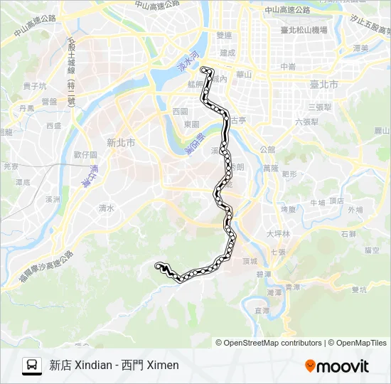 624 Bus Line Map