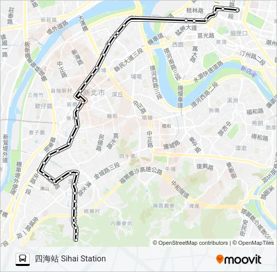 656 Bus Line Map