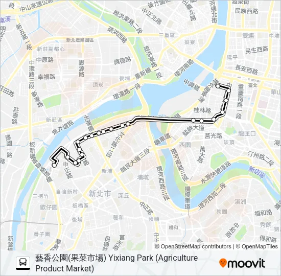 658 Bus Line Map