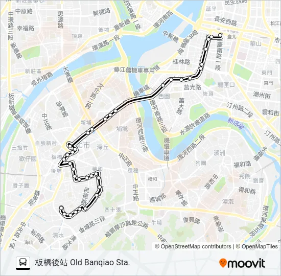 667 Bus Line Map