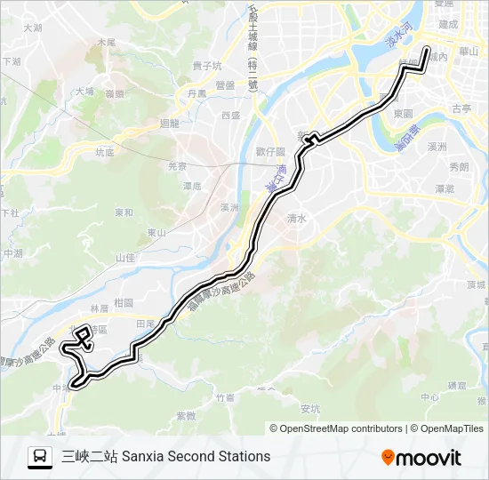 705 Bus Line Map