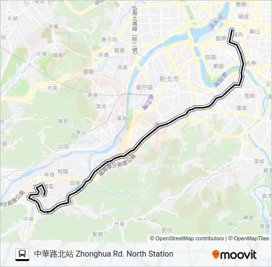 巴士706的線路圖