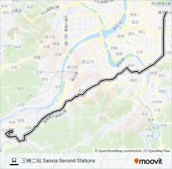 707 Bus Line Map