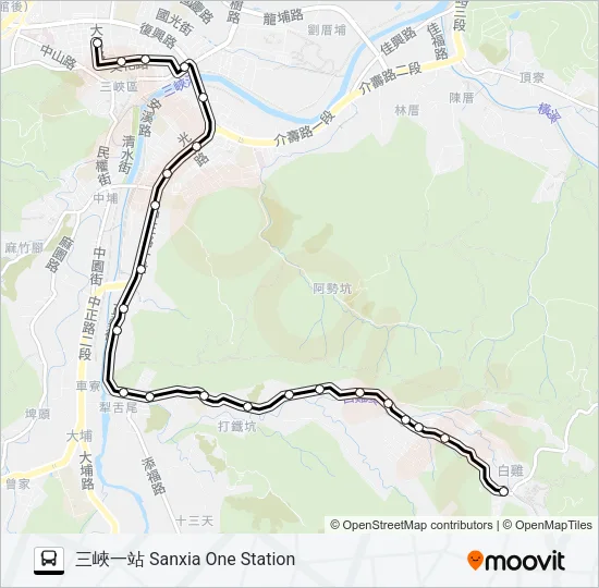 778 Bus Line Map
