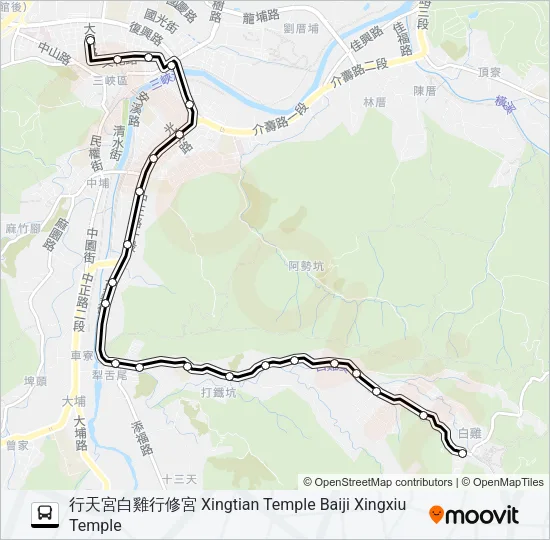 778 Bus Line Map