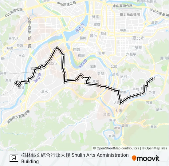793 Bus Line Map