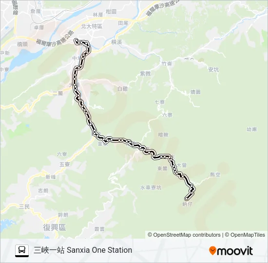 807 Bus Line Map