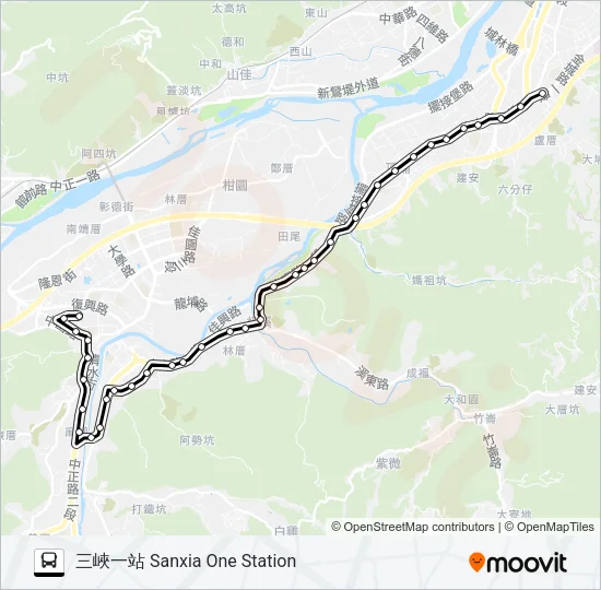 812 Bus Line Map