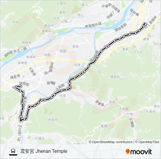 812 Bus Line Map