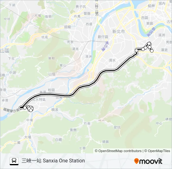 908 Bus Line Map