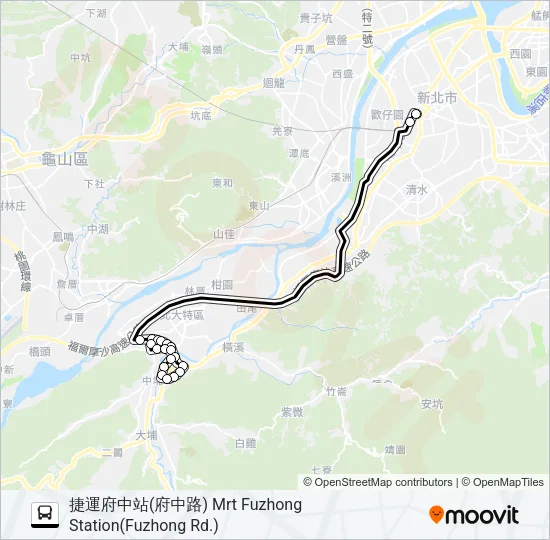 910 Bus Line Map
