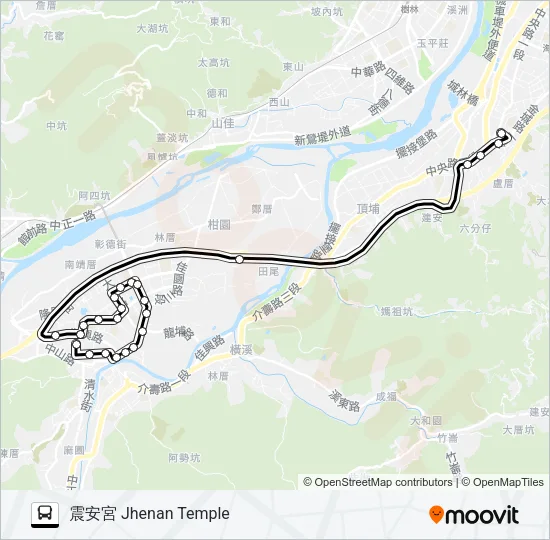 916 Bus Line Map