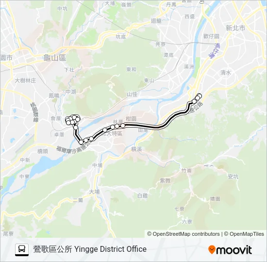 917 Bus Line Map