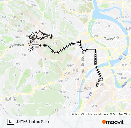 920 Bus Line Map