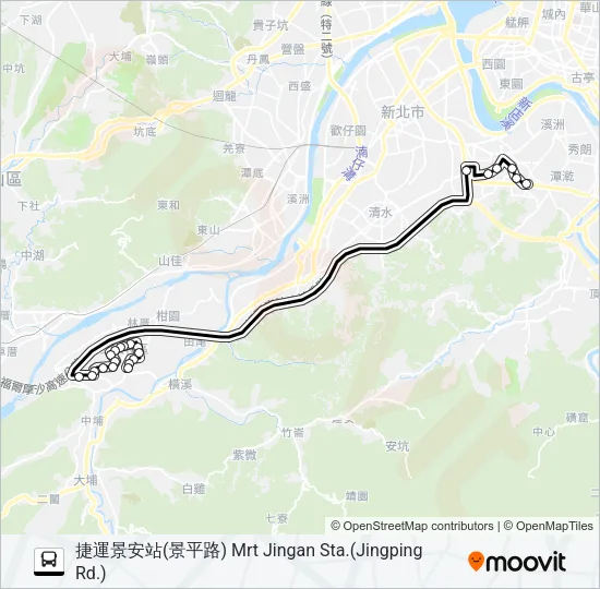 921 Bus Line Map
