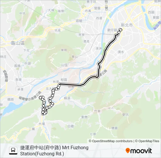 940 Bus Line Map