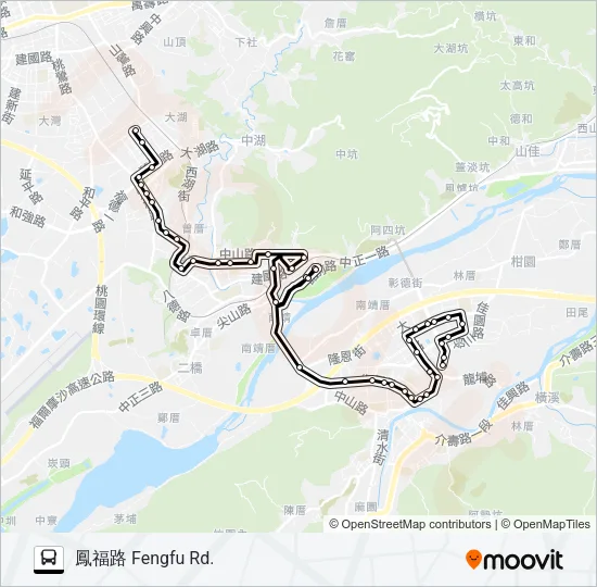 981 Bus Line Map