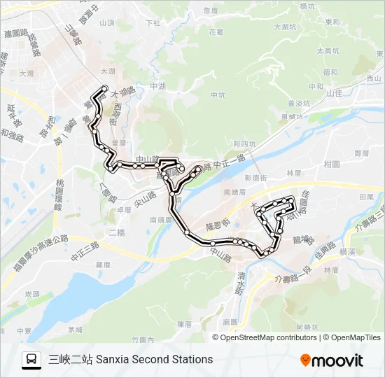 981 Bus Line Map