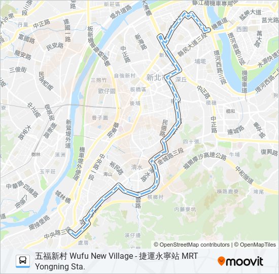 藍17 bus Line Map