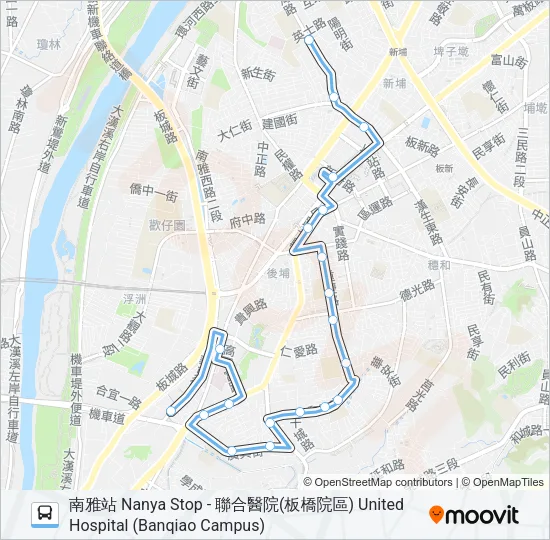 巴士藍32的線路圖