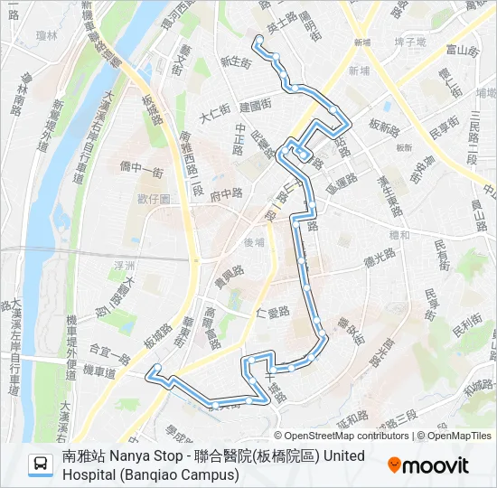 藍32 Bus Line Map