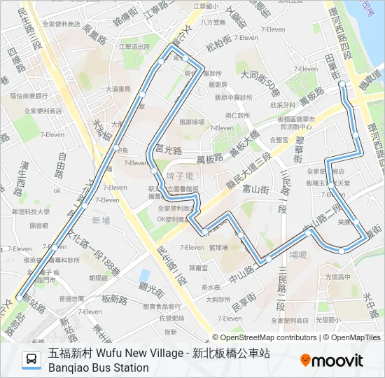 藍33 Bus Line Map