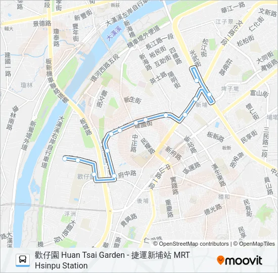 藍35 Bus Line Map
