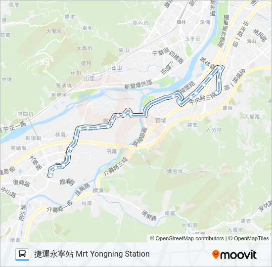 藍43 Bus Line Map