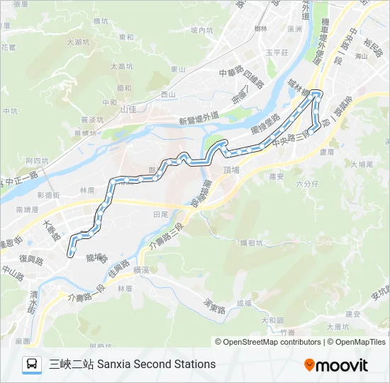 藍43 Bus Line Map