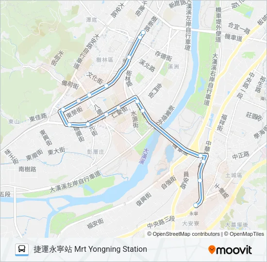 藍44 Bus Line Map