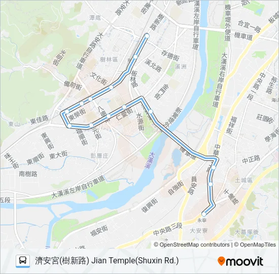 藍44 Bus Line Map