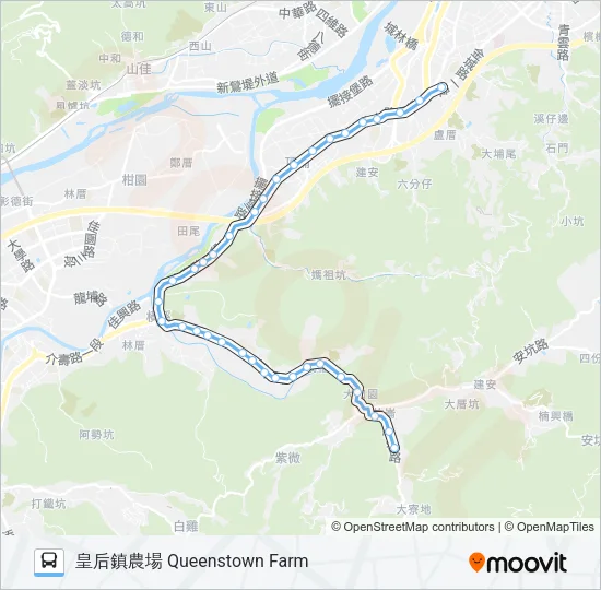 藍45 Bus Line Map