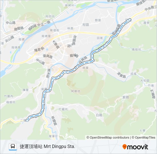 藍46 Bus Line Map