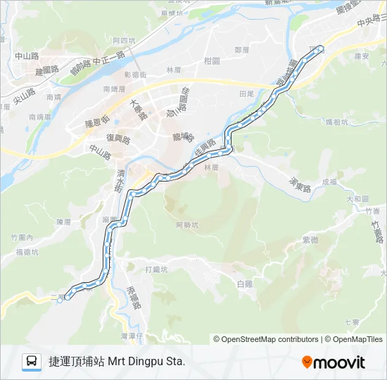 藍46 Bus Line Map