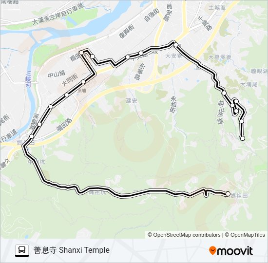 571善息寺 Bus Line Map