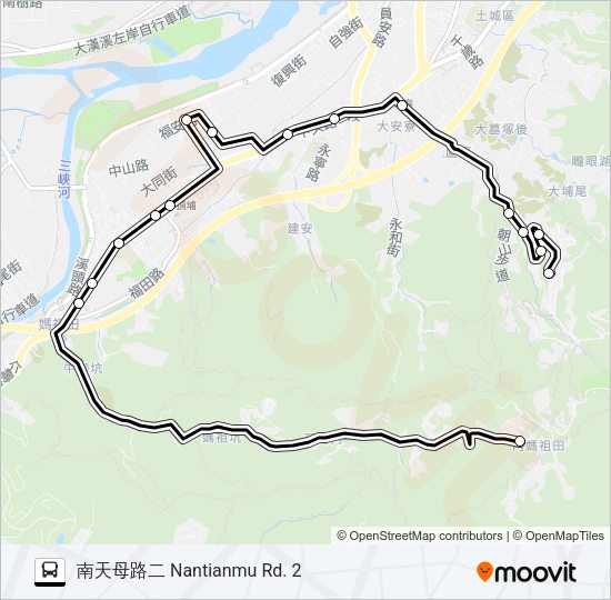 571善息寺 Bus Line Map