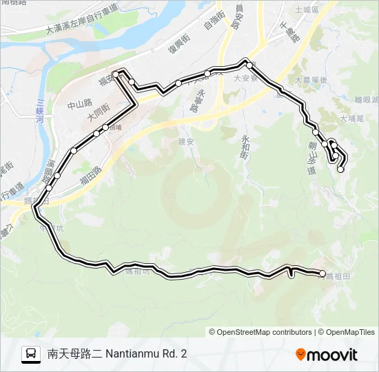 571善息寺 Bus Line Map