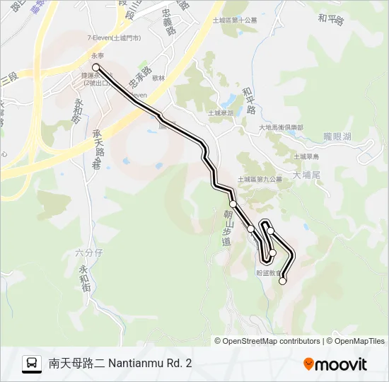 575承天路 Bus Line Map