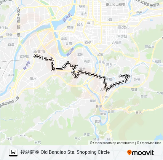 796木柵站 Bus Line Map