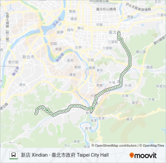 棕7綠野香坡 Bus Line Map