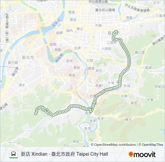 棕7綠野香坡 Bus Line Map