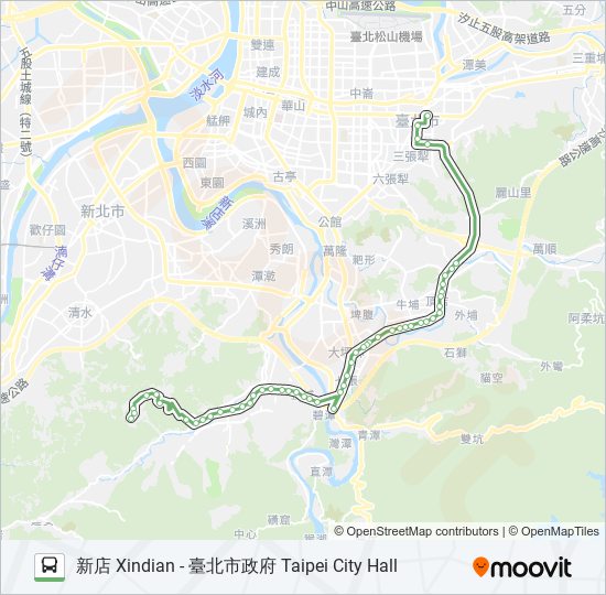 巴士棕7綠野香坡的線路圖