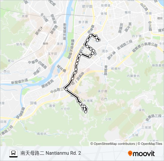 573信義國小 Bus Line Map