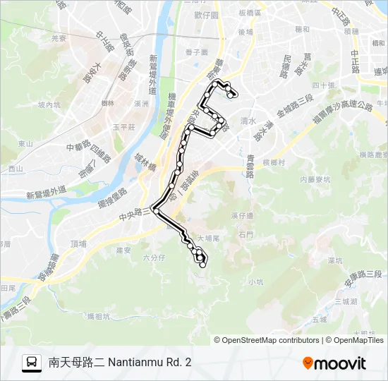 573信義國小 Bus Line Map