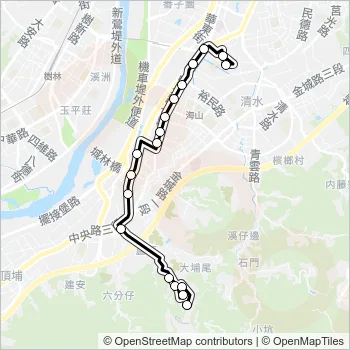 574信義國小 Bus Line Map