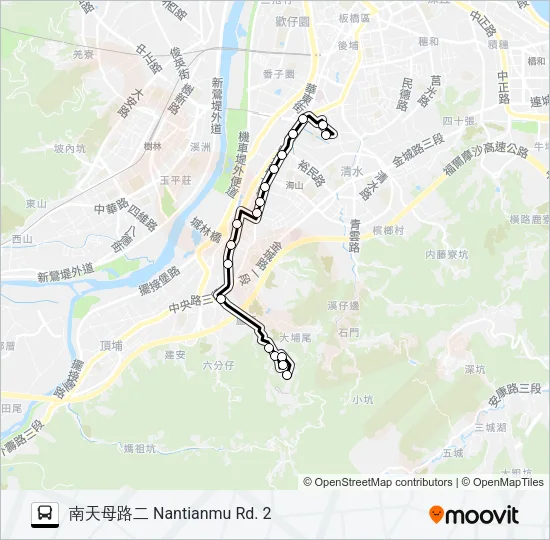 574信義國小 Bus Line Map